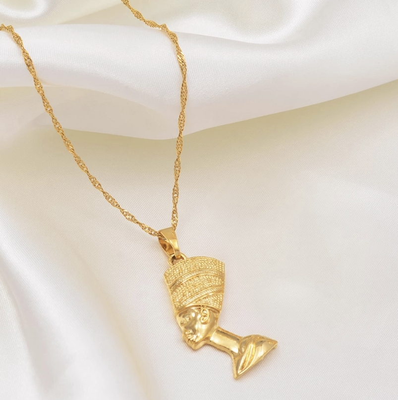Queen Nefertiti Necklace Amazing Natural Hair