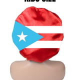 Puerto Rico Kids Bonnet Light Blue (4–12Y Adjustable)