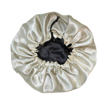 Kid Black Butterfly Reversible Bonnet