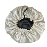 Kid Black Butterfly Reversible Bonnet