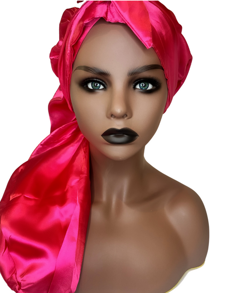 Pink Long Bonnet
