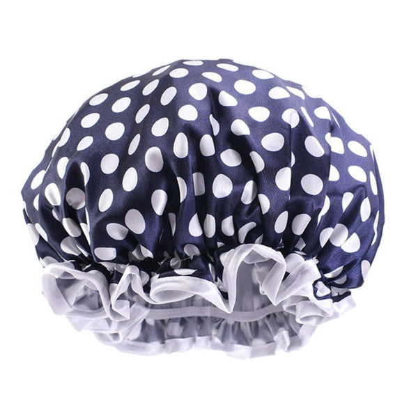 Polka Dot Shower Cap