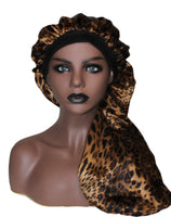 Long Leopard Bonnet