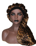 Long Leopard Bonnet